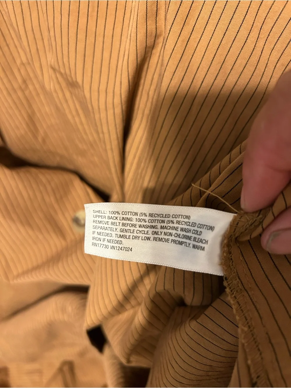 Tie-Waist Maxi Shirt Dress in Camel